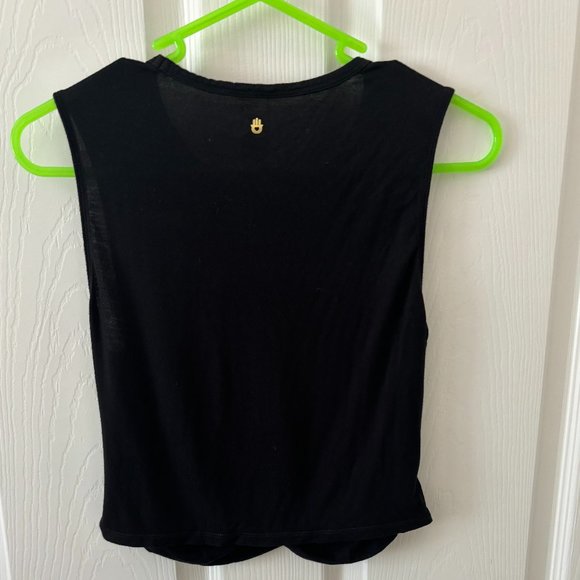 Spiritual Gangster Black Muse Twist Tank: Size Small - Picture 6 of 6